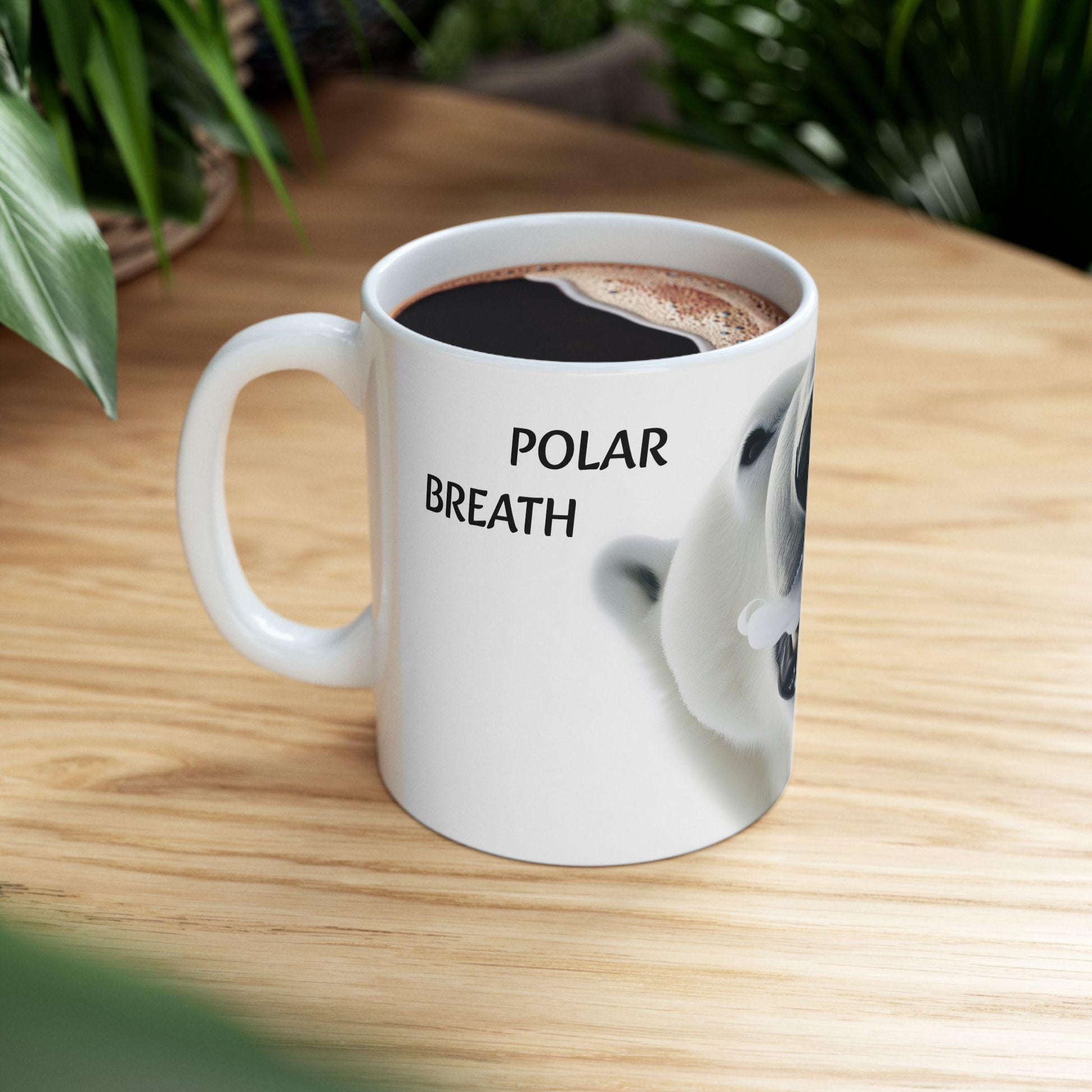 POLAR BREATH - (11oz) Weed Strain Coffee Mugs - Perfect Stoner Gift, Weed Mug, Marijuana Gift; Wake and Bake Essentials; Cannabis Pot Decor