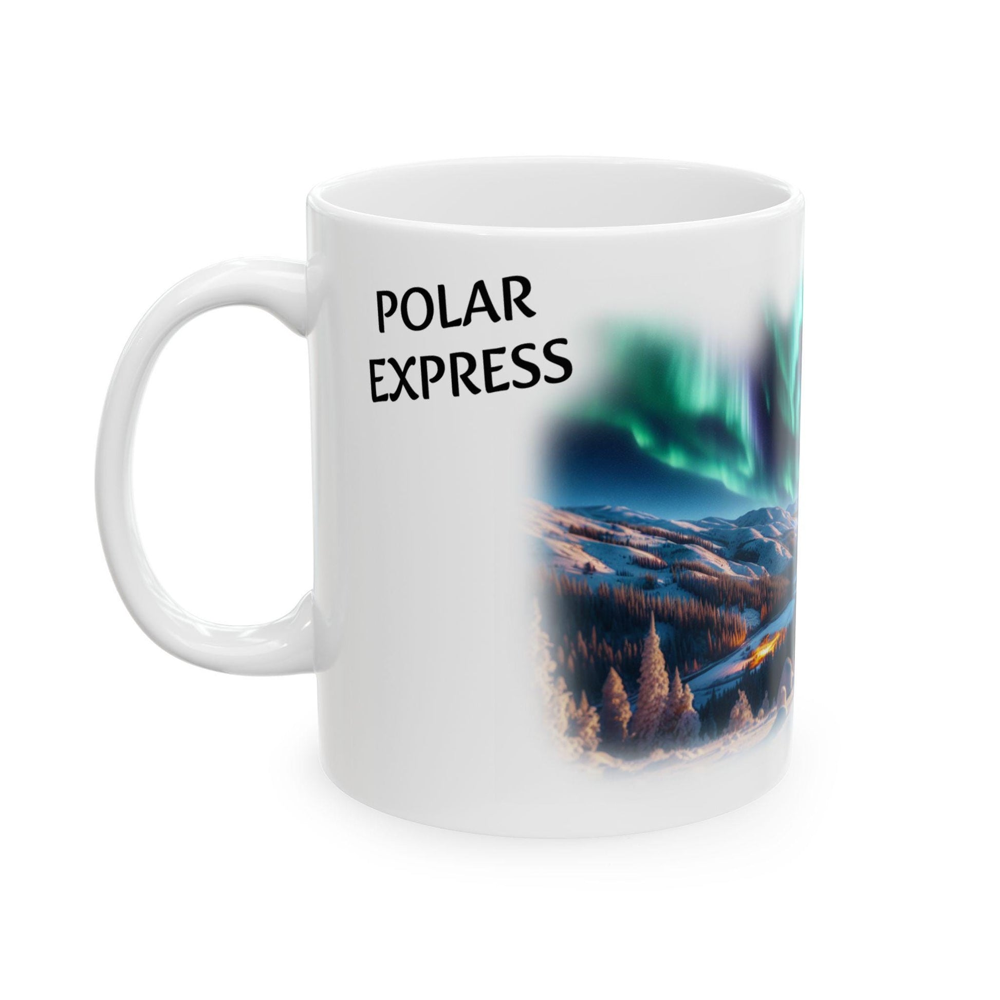 POLAR EXPRESS - (11oz) Weed Strain Coffee Mugs - Perfect Stoner Gift, Weed Mug, Marijuana Gift; Wake and Bake Essentials; Cannabis Pot Decor