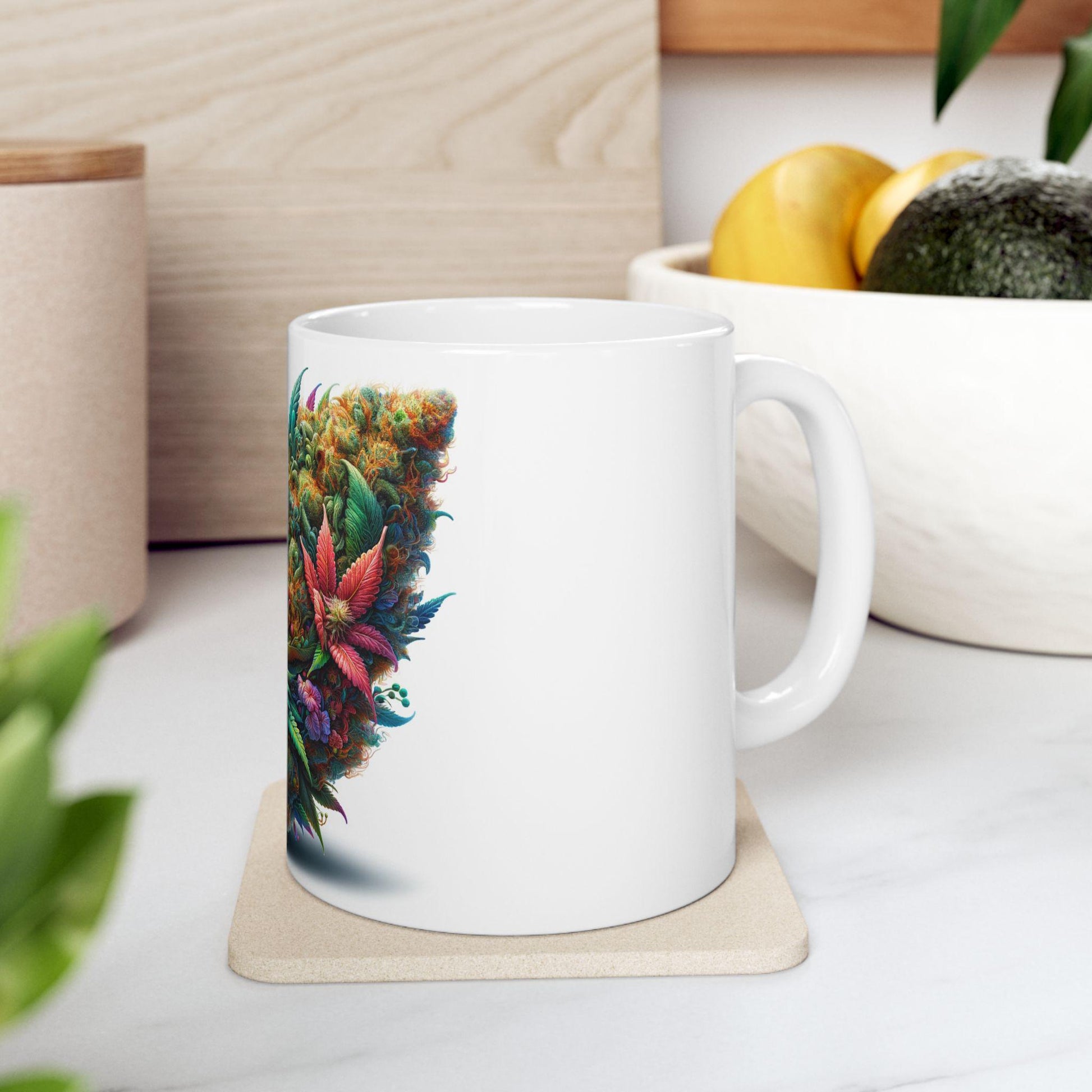 TROPICANA - (11oz) Weed Strain Coffee Mugs - Perfect Stoner Gift, Weed Mug, Marijuana Gift; Wake and Bake Essentials; Cannabis Pot Decor