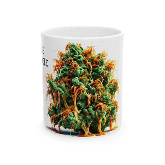 ORANGE CREAMSICLE - (11oz) Weed Strain Coffee Mugs - Stoner Gifts, Weed Mug, Marijuana Gift; Wake and Bake Essentials; Cannabis Pot Decor