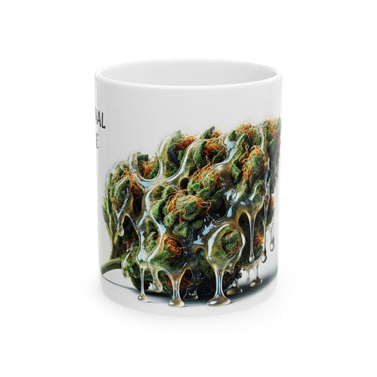 ORIGINAL GLUE - (11oz) Weed Strain Coffee Mugs - Stoner Gift, Weed Mug, Marijuana Gift; Wake and Bake Essentials; Cannabis Pot Decor