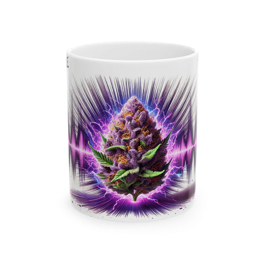 PURPLE CHERRY RIPPLE - (11oz) Weed Strain Coffee Mugs - Stoner Gift, Weed Mug, Marijuana Gift; Wake and Bake Essentials; Cannabis Pot Decor
