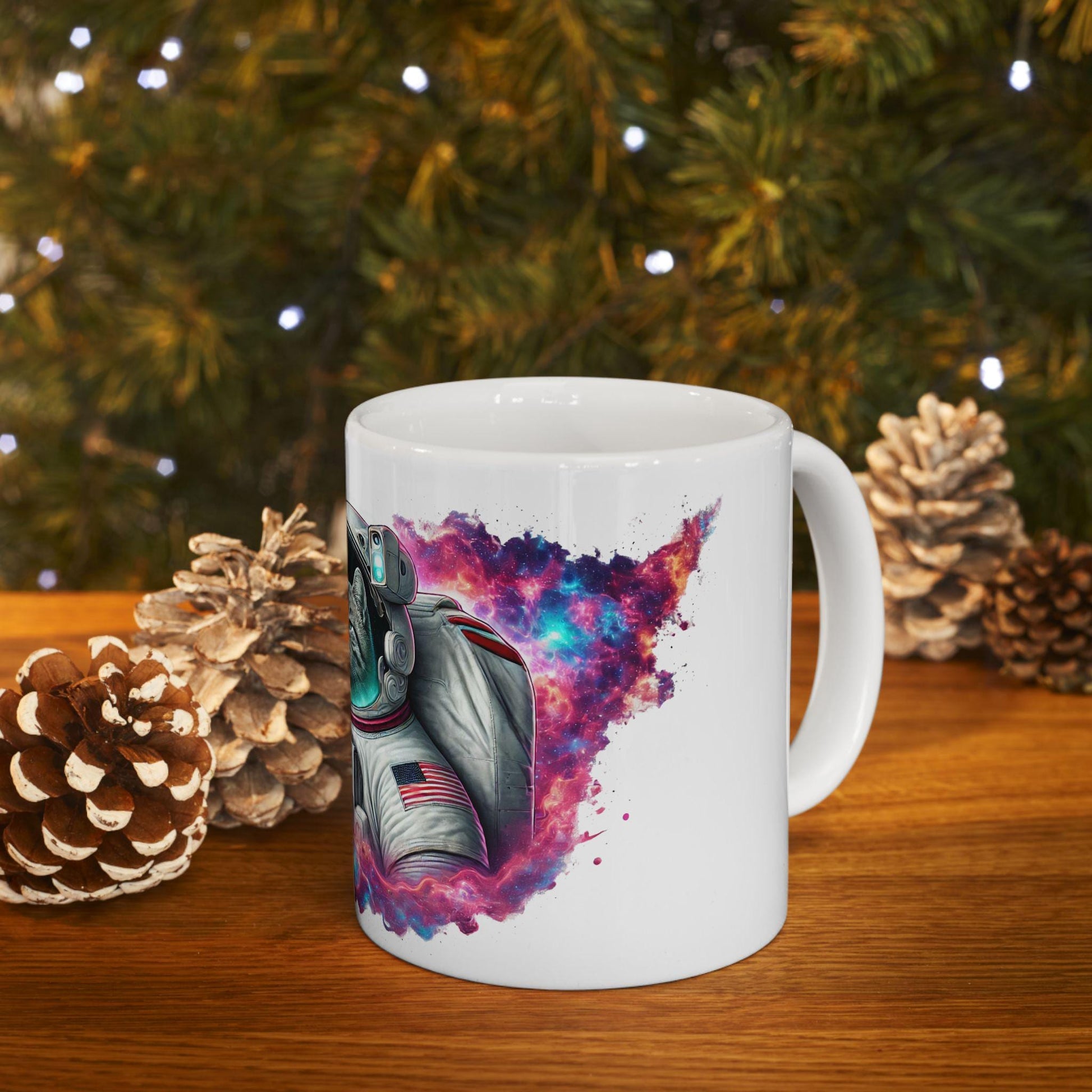 ASTRONAUT PUSSY - (11oz) Weed Strain Coffee Mugs - Stoner Gift, Weed Mug, Marijuana Gift; Wake and Bake Essentials; Cannabis Pot Decor